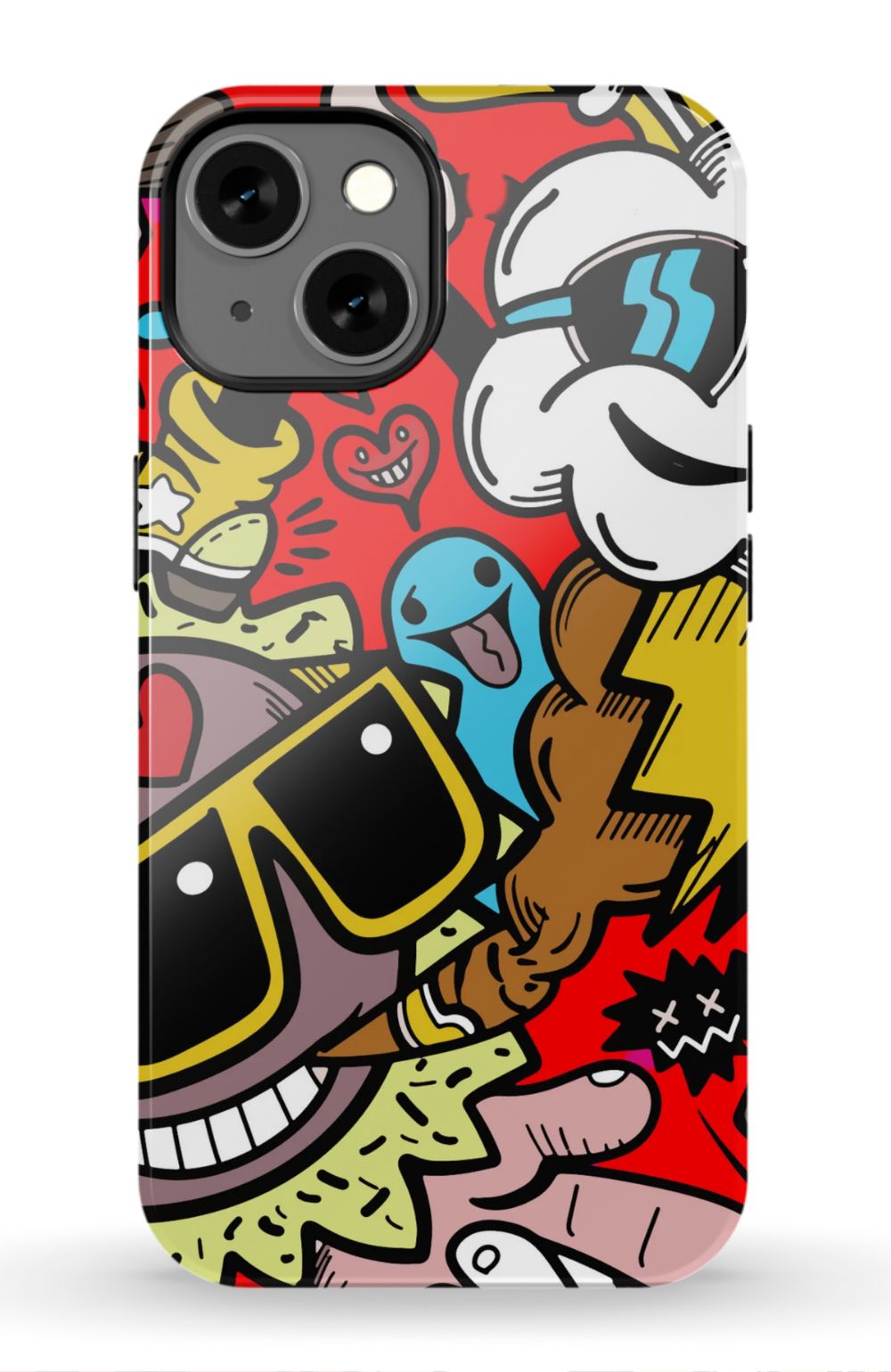Street Bombing Graffiti Phone Case - B7Cases