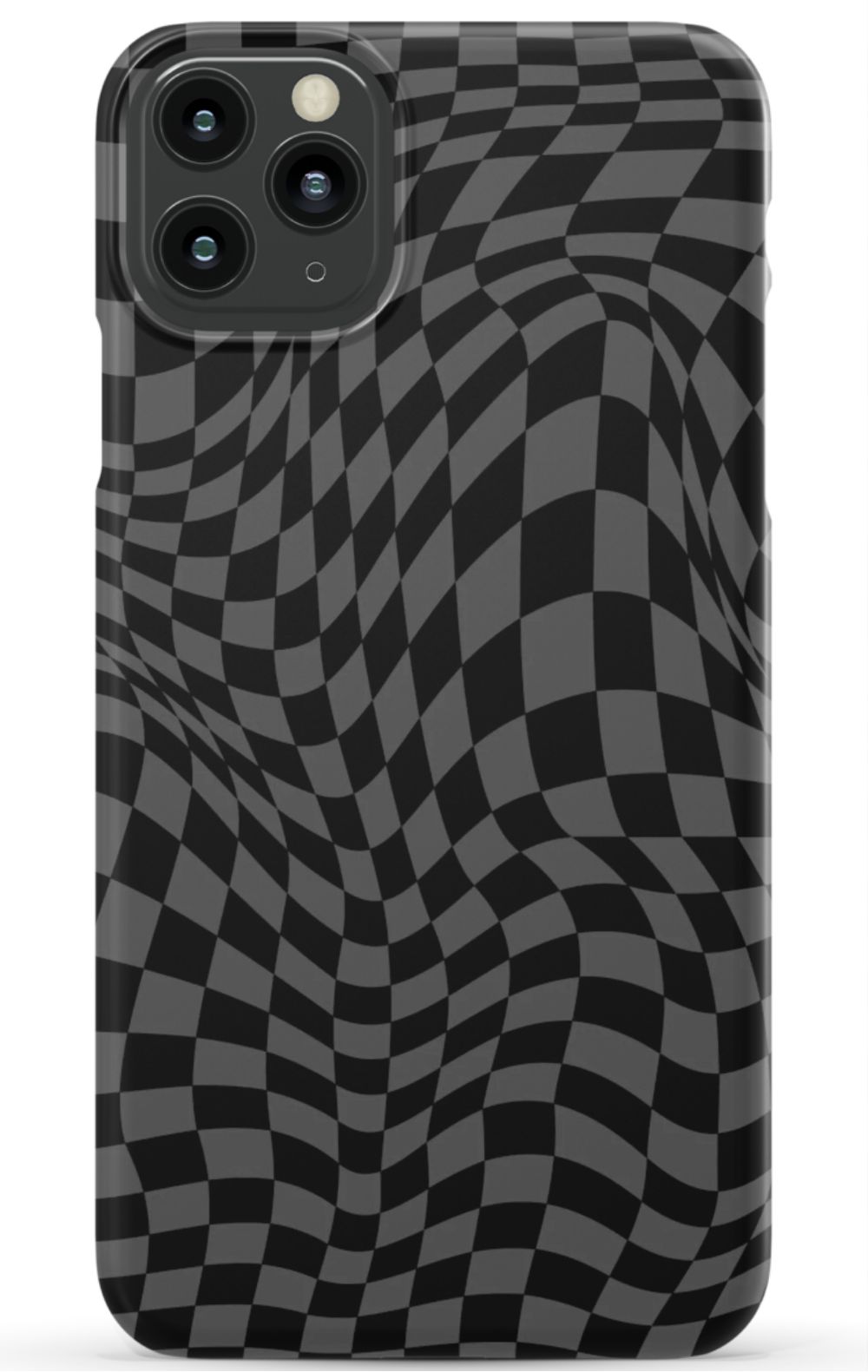 Gray Distorted Checkered Phone Case - B7Cases
