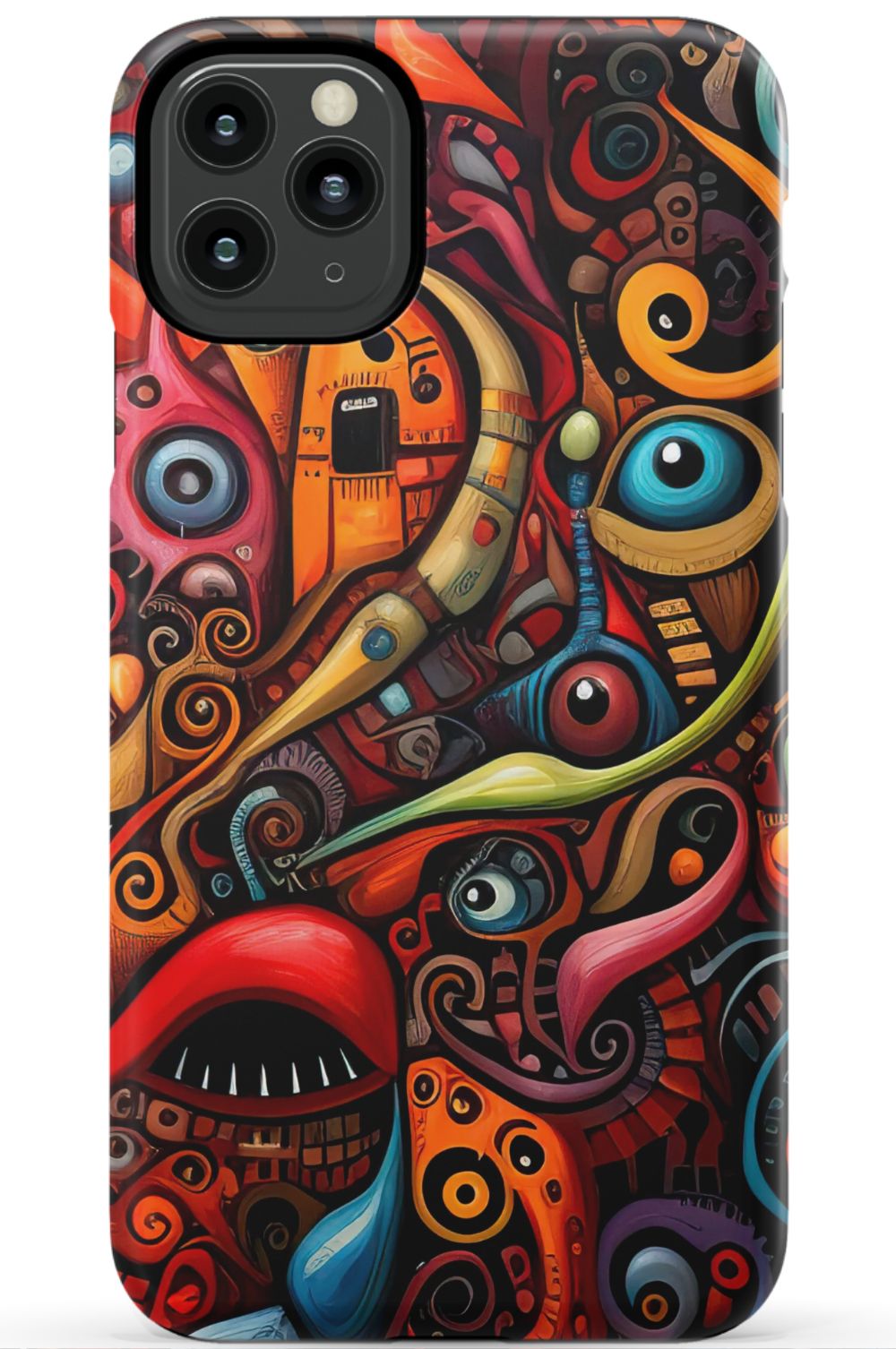 Psychedelic Eyes Graffiti Phone Case - B7Cases