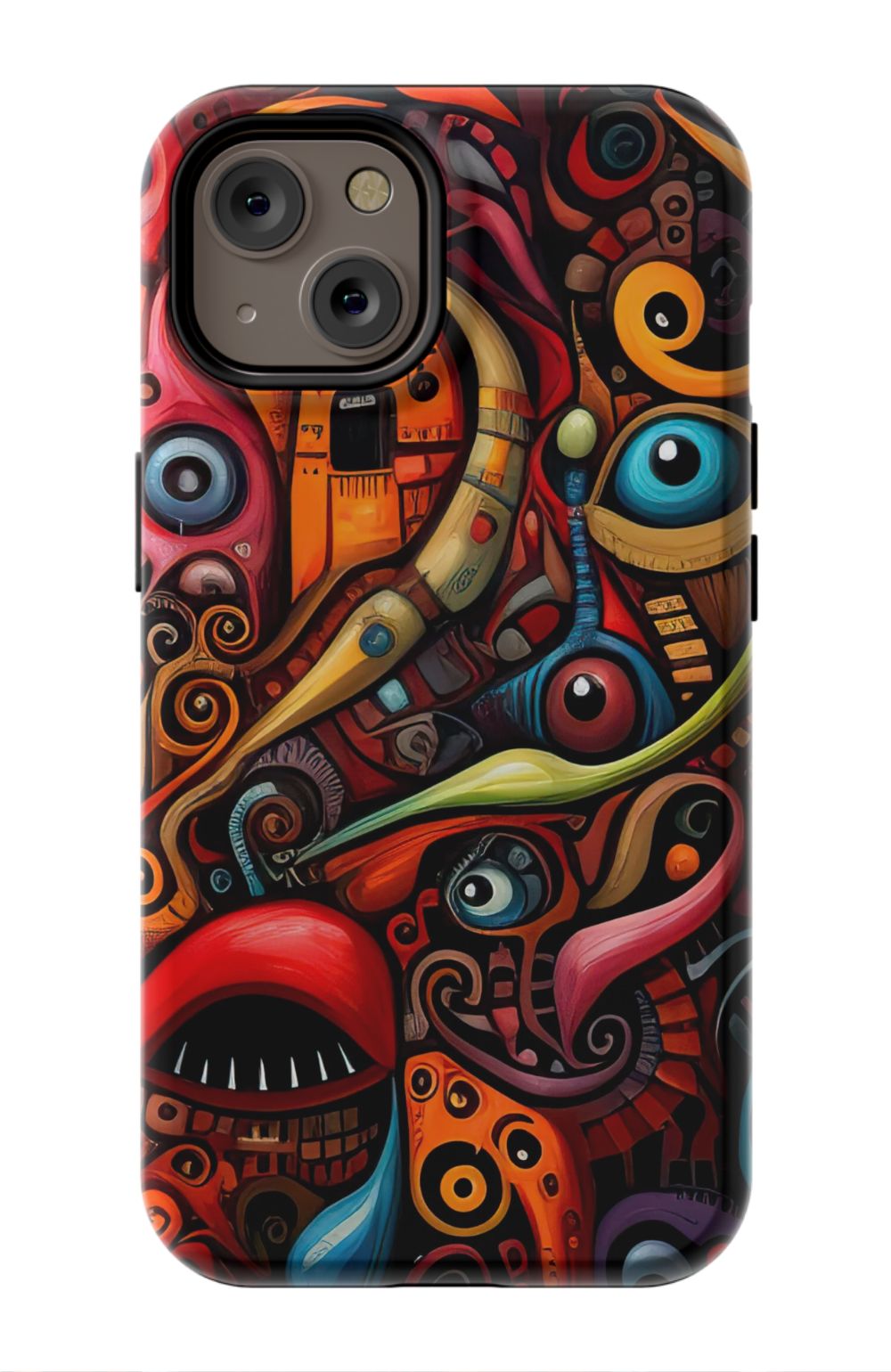 Psychedelic Eyes Graffiti Phone Case - B7Cases