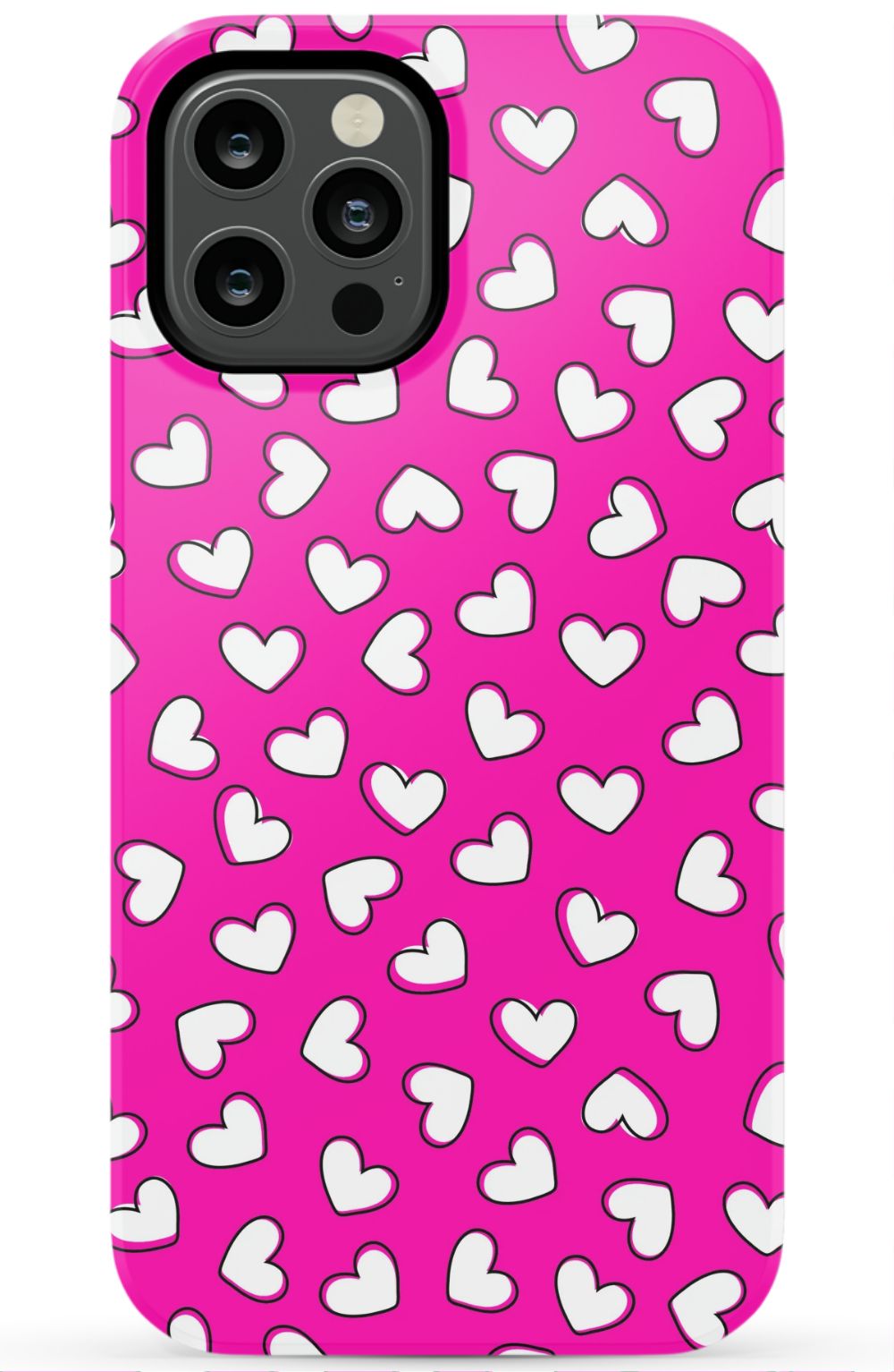 Pink Euphoria Hearts Phone Case - B7Cases