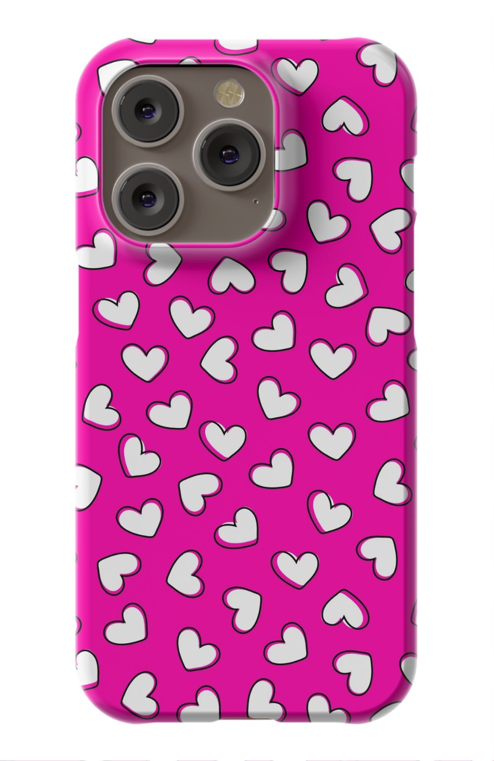 Pink Euphoria Hearts Phone Case - B7Cases