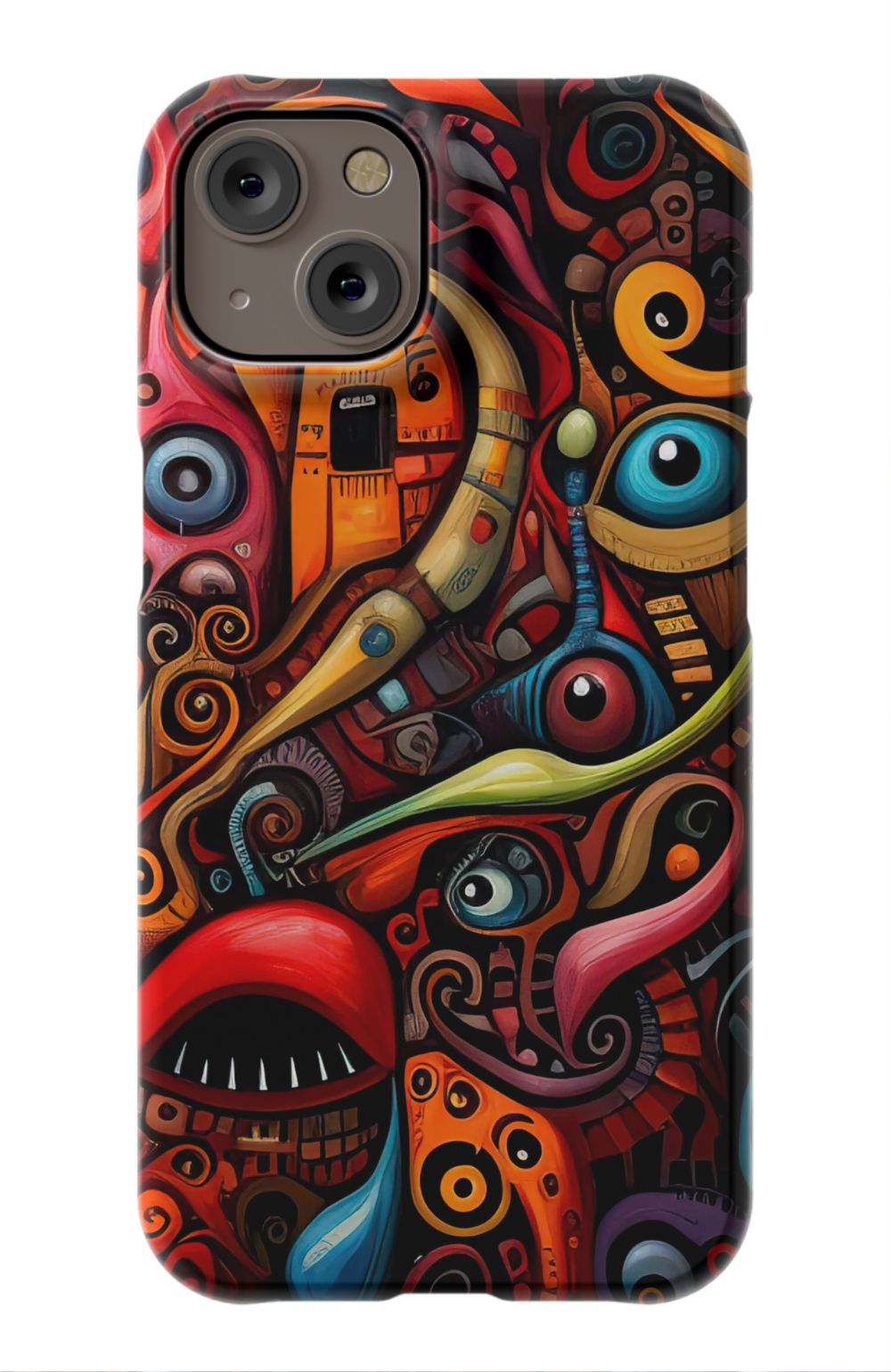 Psychedelic Eyes Graffiti Phone Case - B7Cases