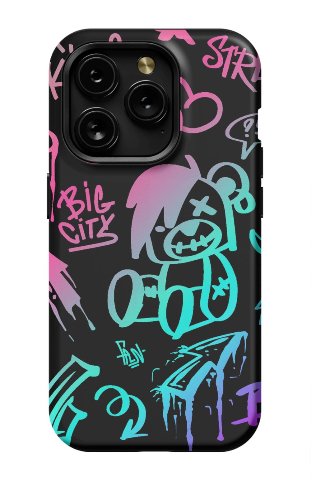 Neon Stickers Graffiti Phone Case - B7Cases