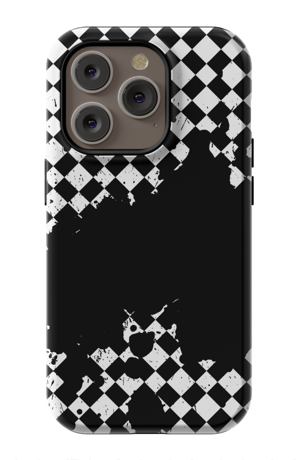 Grunge Checkered Phone Case - B7Cases