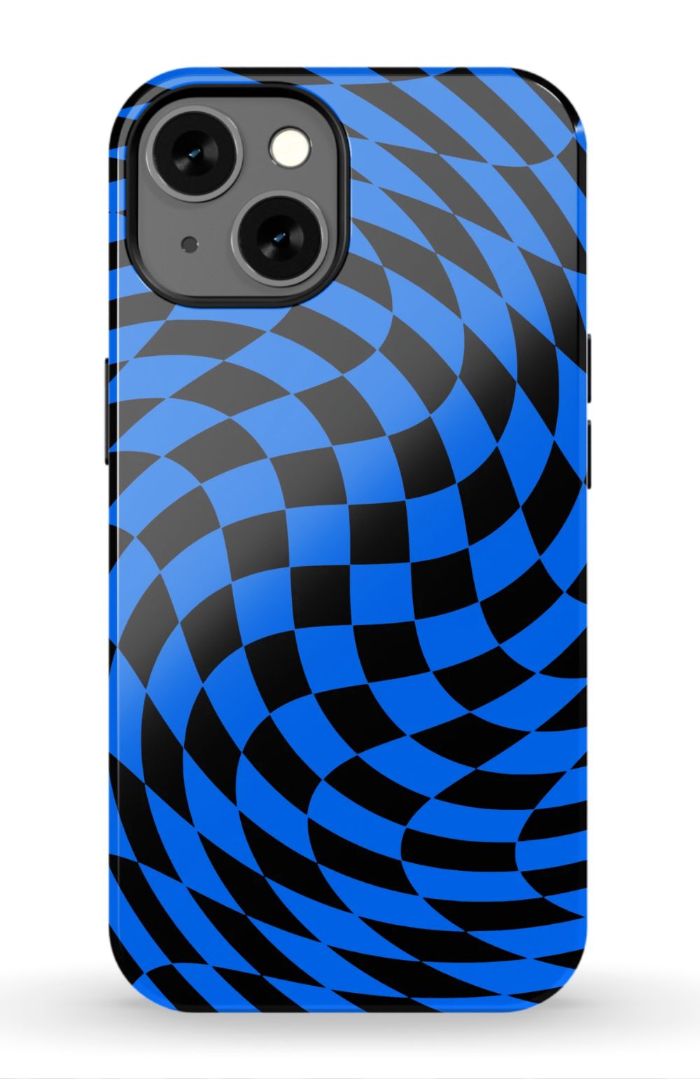 Twisted Blue Checkered Phone Case - B7Cases