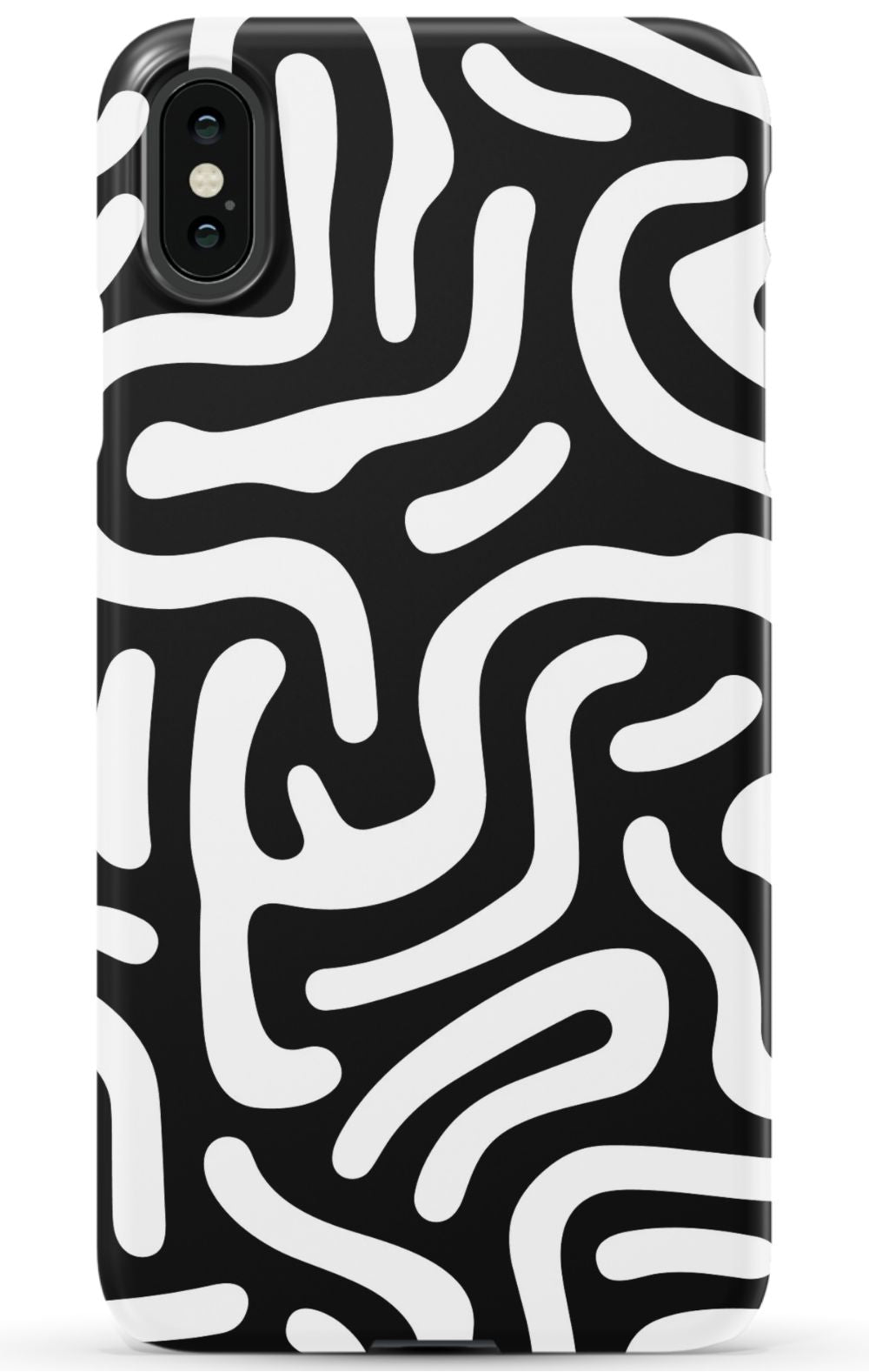 Monochrome Strokes Phone Case - B7Cases
