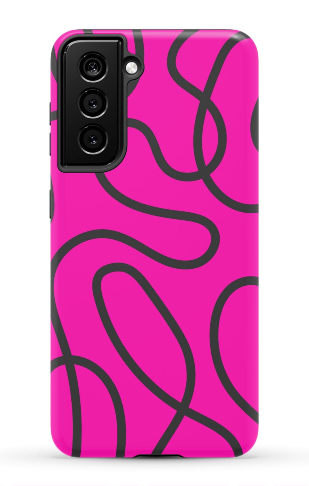 Pink Abstract Squiggles Phone Case - B7Cases