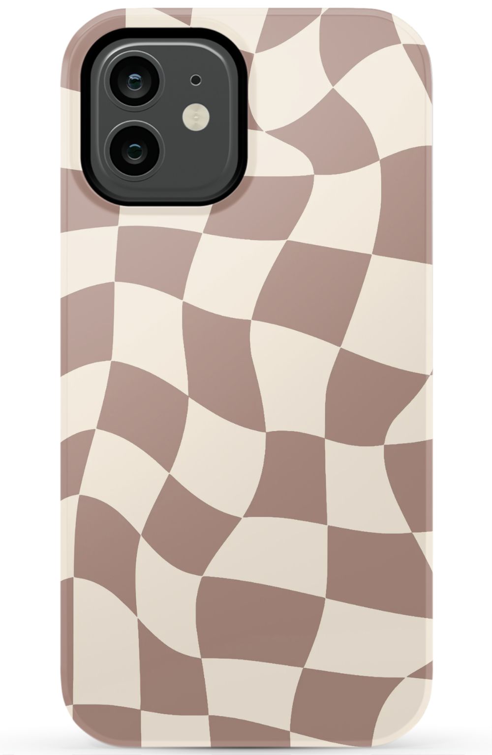 Light Brown Checkered Phone Case - B7Cases