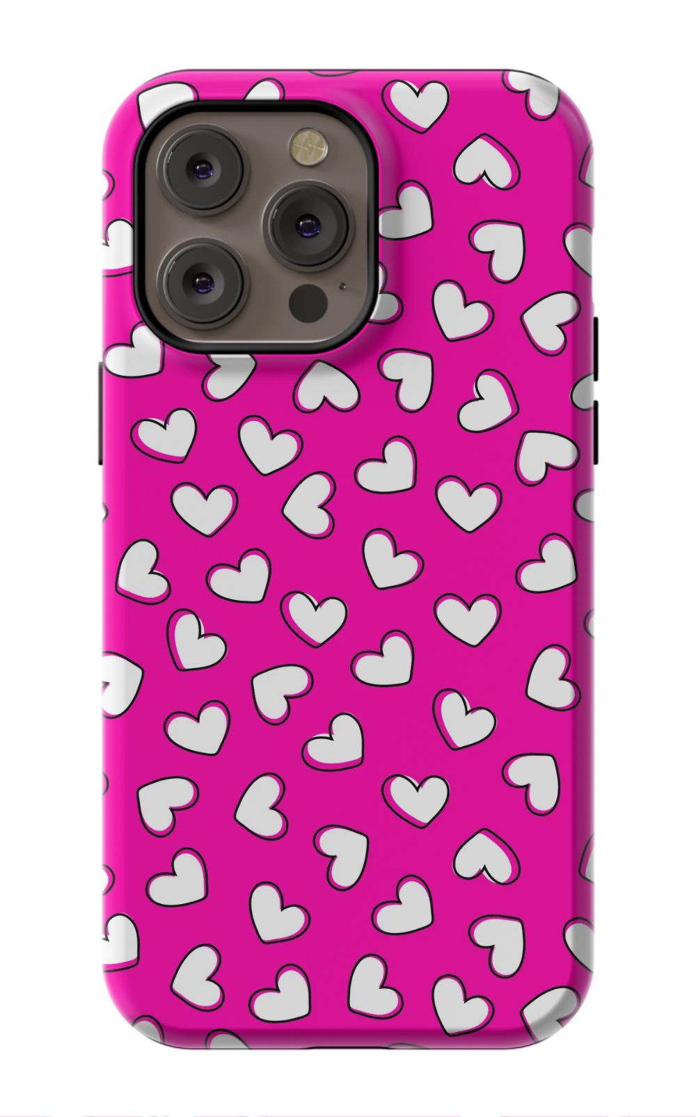Pink Euphoria Hearts Phone Case - B7Cases