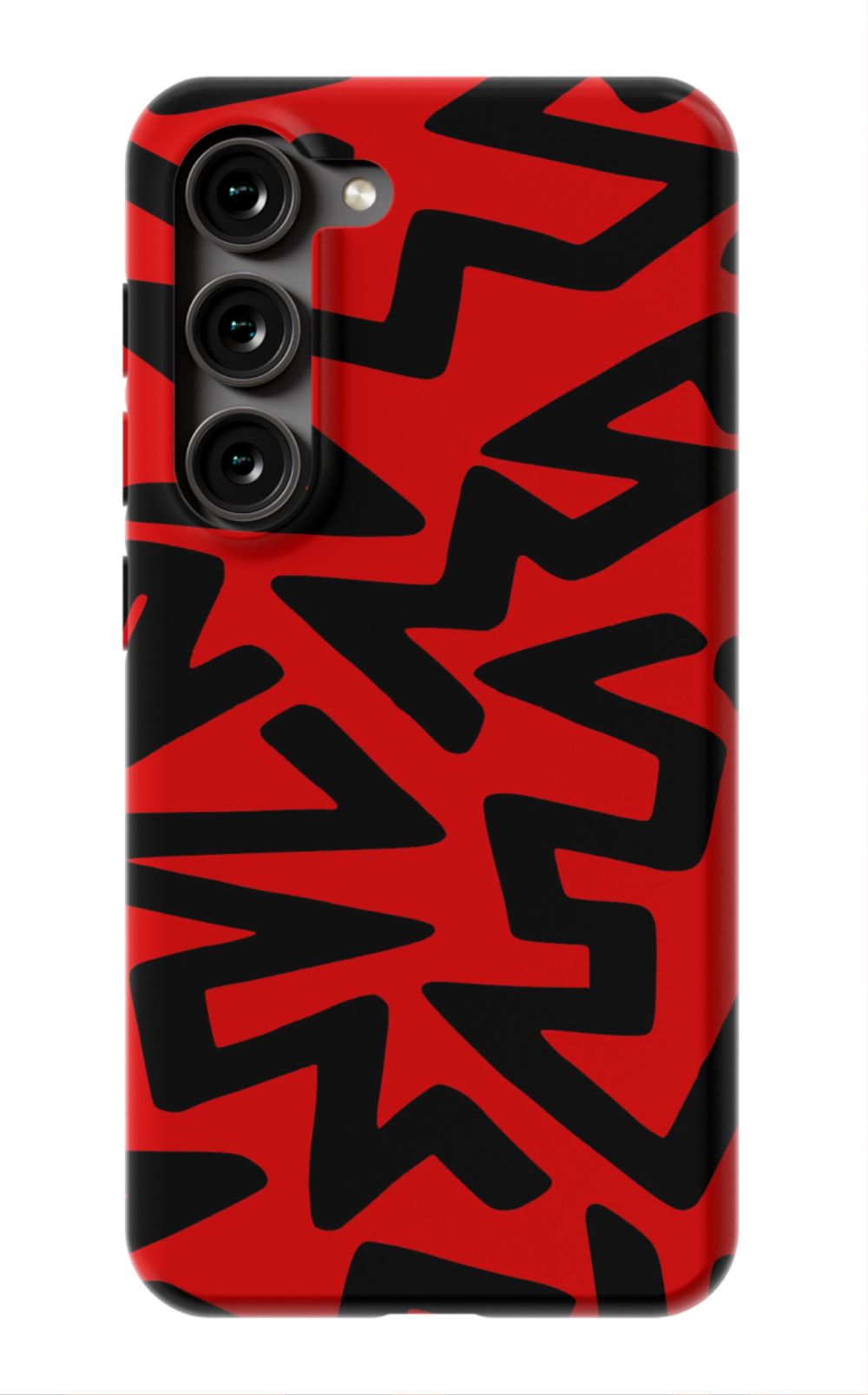 Red Abstract Shapes Phone Case - B7Cases