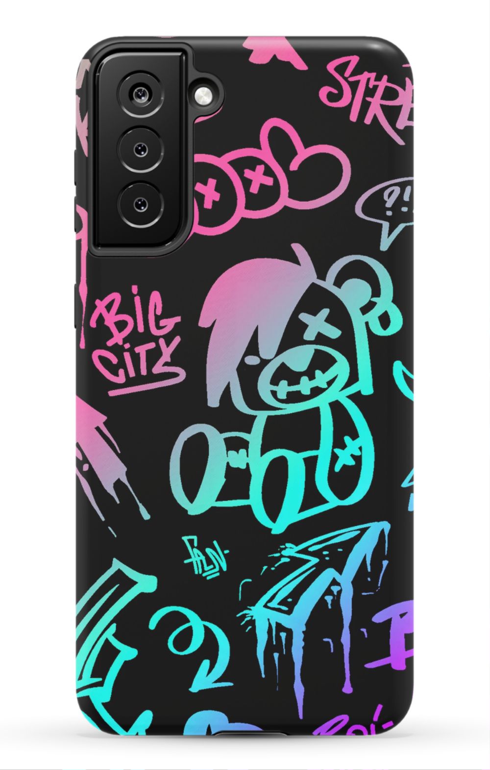 Neon Stickers Graffiti Phone Case - B7Cases