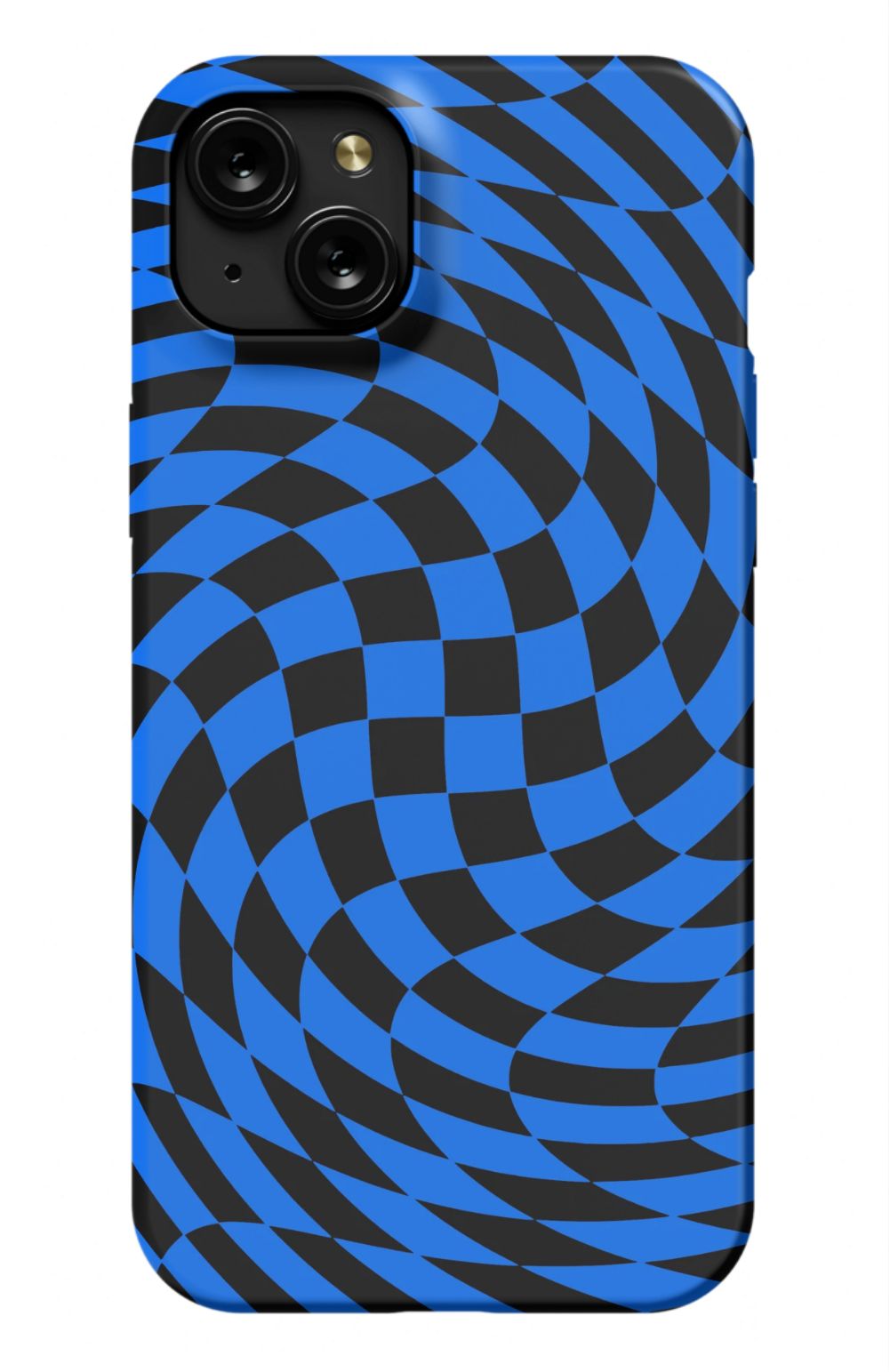 Twisted Blue Checkered Phone Case - B7Cases