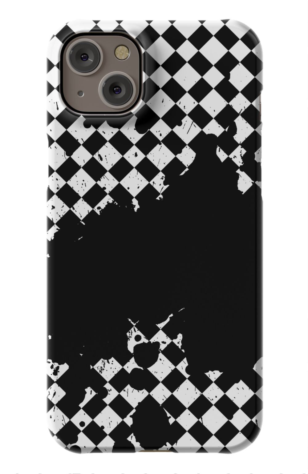 Grunge Checkered Phone Case - B7Cases