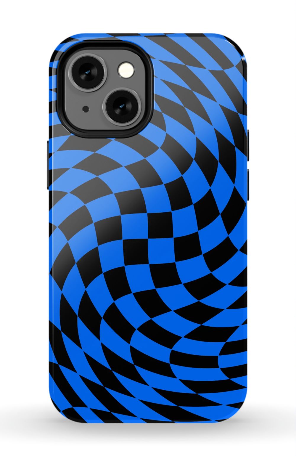 Twisted Blue Checkered Phone Case - B7Cases