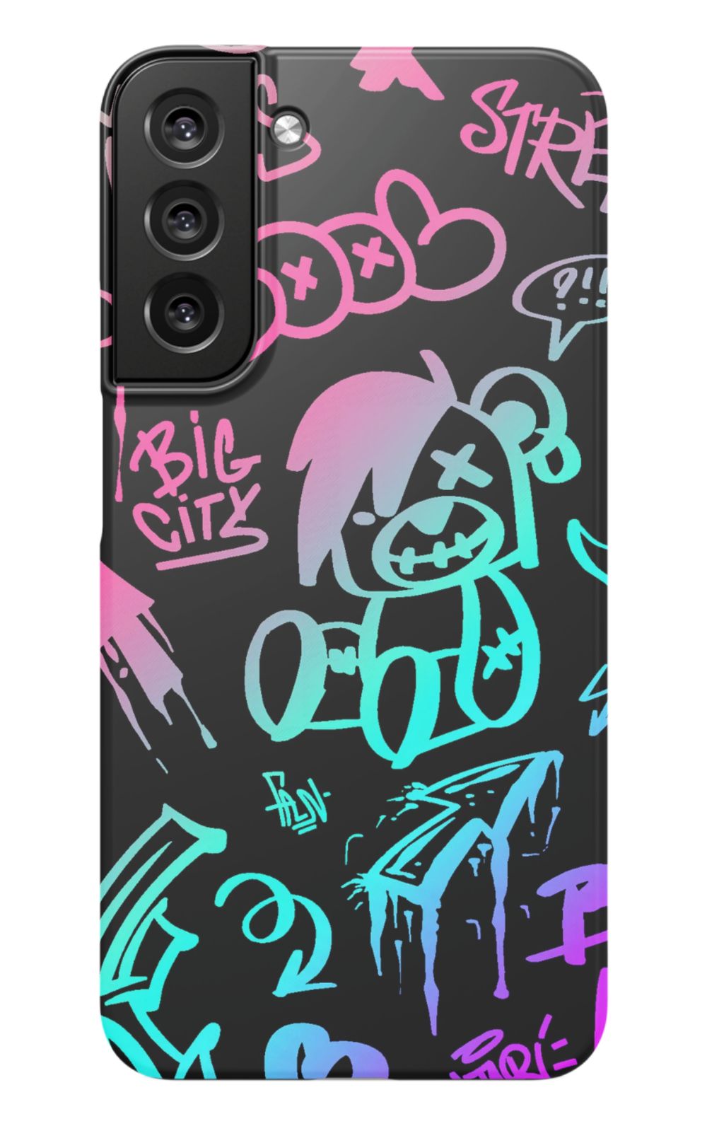 Neon Stickers Graffiti Phone Case - B7Cases