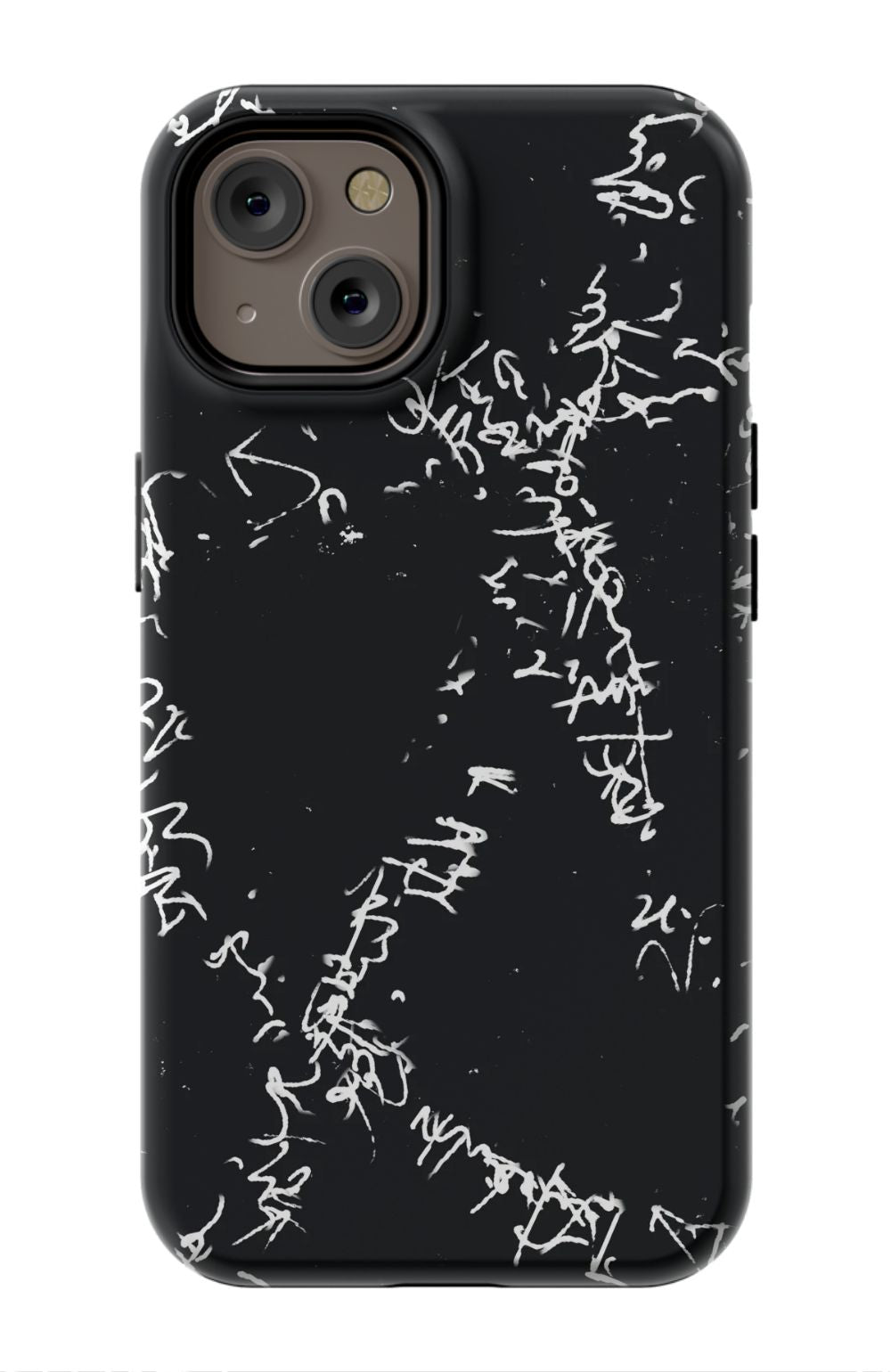Dark Messy Graffiti Phone Case - B7Cases