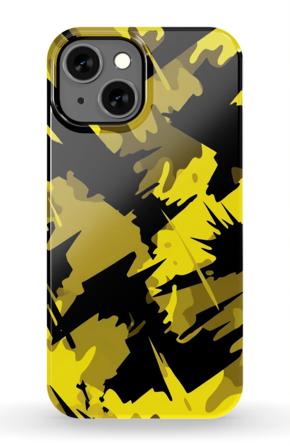 Yellow Blazing Camo Phone Case - B7Cases