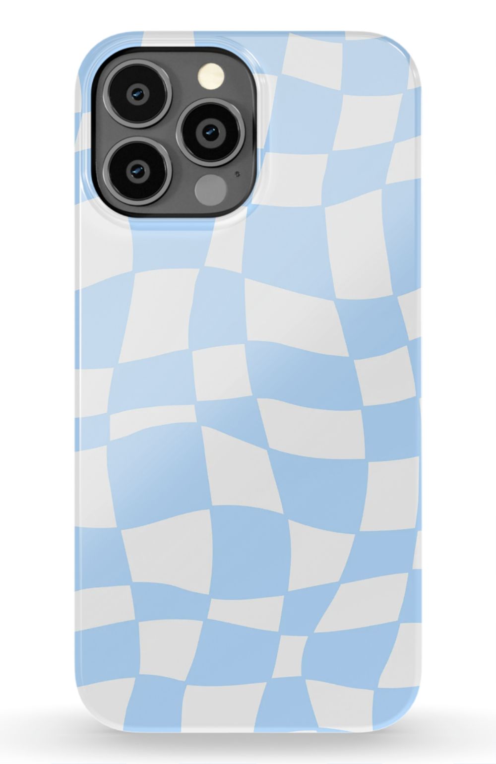 Light Blue Checkered Phone Case - B7Cases