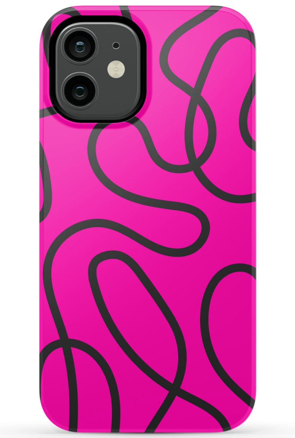 Pink Abstract Squiggles Phone Case - B7Cases