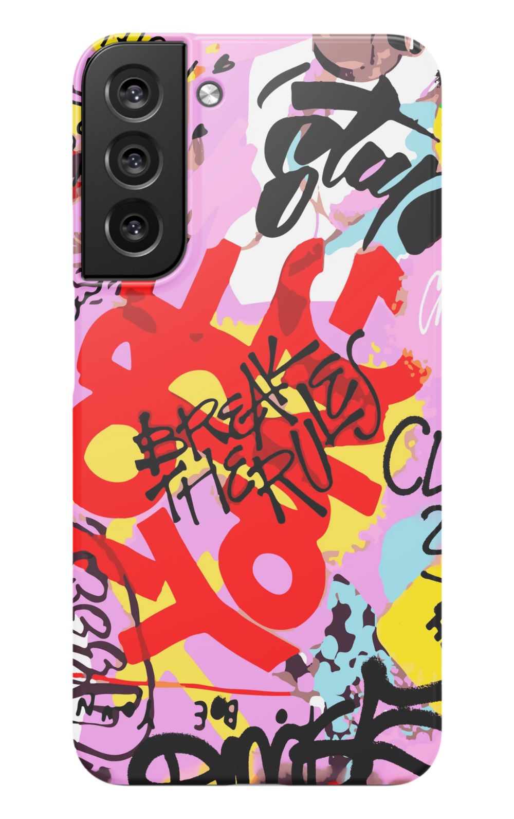 Break The Rules Graffiti Phone Case - B7Cases