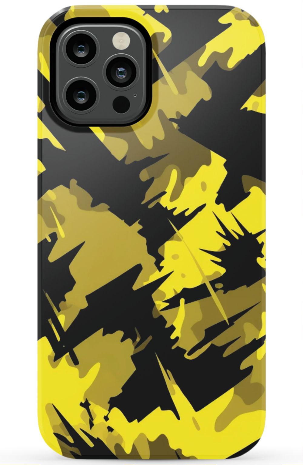 Yellow Blazing Camo Phone Case - B7Cases