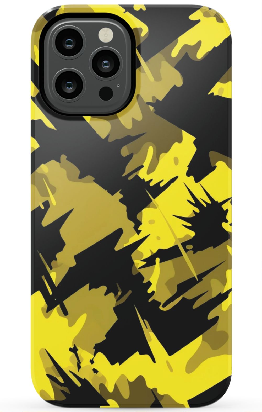 Yellow Blazing Camo Phone Case - B7Cases